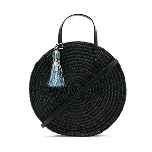 NWT Rebecca Minkoff Straw Circle Crossbody Bag